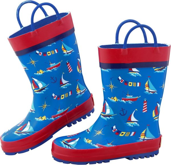 Stephen Joseph Girls All Over Print Rain Boots - Image 12