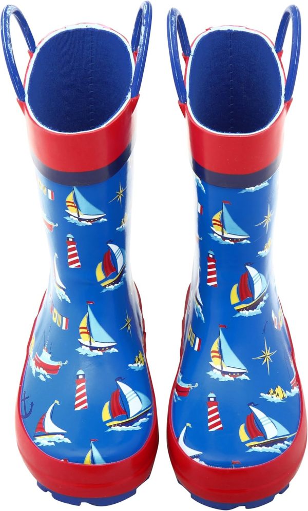 Stephen Joseph Girls All Over Print Rain Boots - Image 13