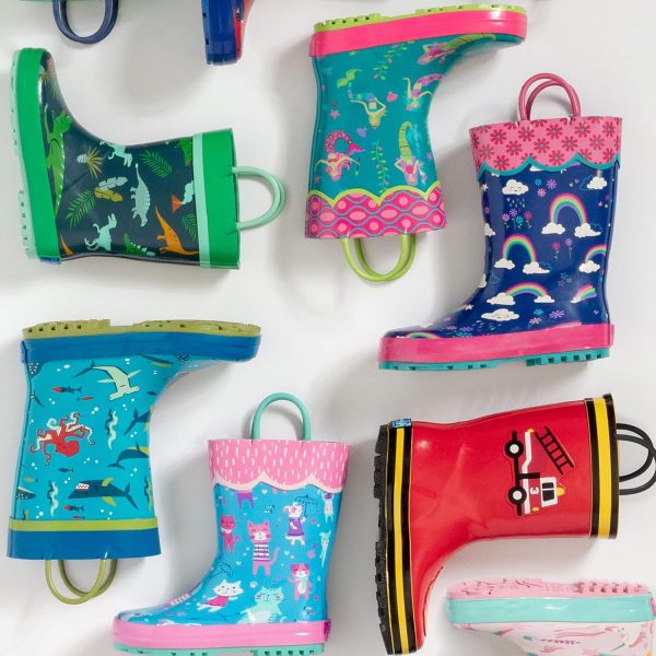 Stephen Joseph Girls All Over Print Rain Boots - Image 24