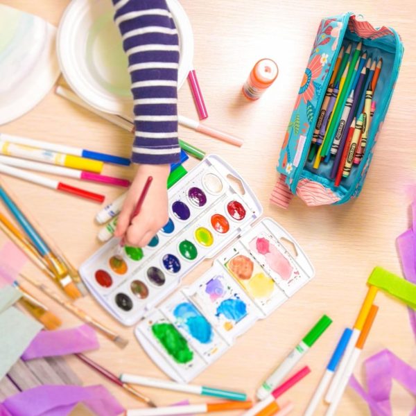 Stephen Joseph All Over Printed Pencil Pouch | Multipurpose Kids School Stationary Case, Colorful Cute Designs with Large Space for Pencils and Pens, Construction, Pencil Case - Image 6