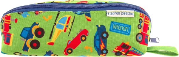 Stephen Joseph All Over Printed Pencil Pouch | Multipurpose Kids School Stationary Case, Colorful Cute Designs with Large Space for Pencils and Pens, Construction, Pencil Case - Image 8